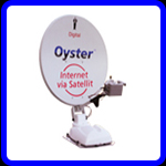 Oyster 85cm digital internet satellite system